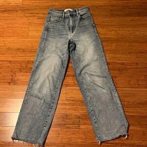 Hidden Logan Baggy Dad jeans. High waist wide-Leg Jeans in Faded Blue